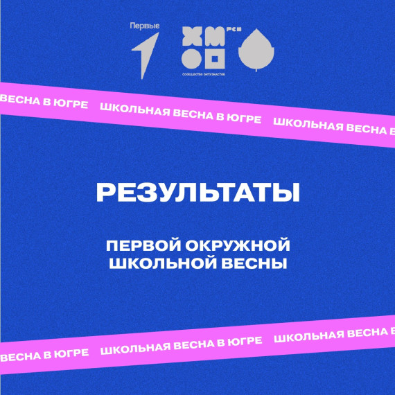 В Югре подвели итоги окружного этапа первой Российской школьной весны.
